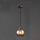 GobekUsa Glass Ball Pendant Lights: Modern Kitchen Dining Room Ceiling Lamp
