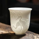 GobekUsa Bone China Tea Cup Set | Cute Goat Fat Jade Ceramic Teacups & Mugs