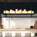 GobekUsa Glass LED Chandelier - Stylish Lighting for Home Decor & Dining Room