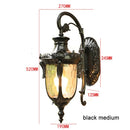 GobekUsa Country Outdoor Wall Lantern for Restaurant Balcony Villa Door Waterproof Lights