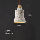 GobekUsa Concrete High Pendant Chandelier for Bedroom, Restaurant, and Bar