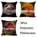 GobekUsa Jurassic Park Dinosaur Pillowcase Cover for Living Room Sofa and Chair