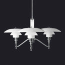 GobekUsa Lotus Glass Chandelier PH Pendant Light Classic Nordic Dining Room Bedroom Lamp