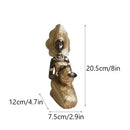 GobekUsa Black Woman Resin Figurine: Exotic Decor for Home Living Room, Bedroom, Desktop