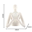 GobekUsa Abstract Figures Sculpture Decor: Resin Desk Statue Ornament for Room Aesthetics