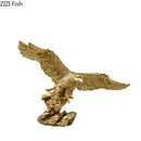 GobekUsa Flying Eagle Resin Desk Decoration - Creative Sculpture for Room Aesthetic