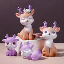 GobekUsa Cartoon Sika Deer Resin Ornament for Home Decor or Baking
