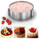 GobekUsa Adjustable Stainless Steel Cake Layered Slicer and Cutter