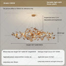 GobekUsa Gingko Leaf Chandelier: Modern Luxury Art Decor for Home, Restaurant & Bar