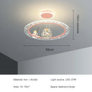 GobekUsa LED Chandelier for Boy's Room with Remote Control and Modern Design