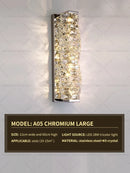 GobekUsa Crystal Wall Lamp: Elegant Living Room TV Background Bedroom Bedside Light