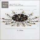 GobekUsa Crystal Ceiling Chandelier LED Fixture Lights for Living Room Bedroom by Samsarah Lighting