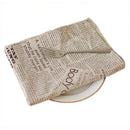 GobekUsa English Newspaper Style Photography Props Backdrops Placemat Tablecloth Tea Towel Mats