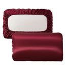 GobekUsa Imitation Silk Elastic Band Pillowcase Queen King Size Smooth Satin Luxury Bedding