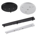 GobekUsa Ceiling-Mounted Base Canopy Plate Chandelier Pendant Light 3 Heads Lighting