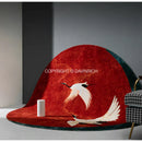 GobekUsa Japanese Cranes Soft Plush Carpet - Luxury Home Decor