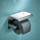 GobekUsa Grey Bathroom Accessories Set: Paper Holder, Corner Shelf, Towel Rack, Toilet Brush Holder, Towel Holder