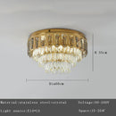 GobekUsa Crystal Round Ceiling Chandelier for Modern Room Decor, Luxury Lamps - 2025 Lumens