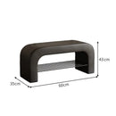 GobekUsa Leather Shoes Changing Stool: Stylish and Functional Seating for Living Room, Bedroom.