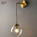 GobekUsa Glass Ball Wall Lamps: Modern Nordic Golden Chrome Lighting Fixtures for Living Room, Kitchen