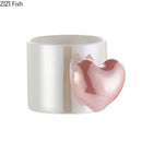 GobekUsa Love Heart Ceramic Mugs 330ml Dining Coffee Tea Cup Juice Container