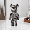 GobekUsa Graffiti Bear 27cm Figurine | Modern Home Decor Statue & Money Jar