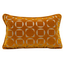 GobekUsa Lahulpe Navy Blue Velvet Cushion Cover with Constellation Embroidery, 45x45cm