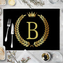 GobekUsa Kitchen Table Mats Set of 4, 42*32cm, Cotton Linen Coasters for Dining Home Decor