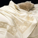 1400TC Egyptian Cotton GobekUsa Bedding Set with Wide Edge Embroidery & Hollow Out Design
