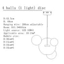 GobekUsa Glass Bubble Chandelier: Modern Art Deco Customized Indoor Decor Light