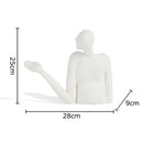 GobekUsa Abstract Character Resin Sculpture Desk Decoration for Modern Aesthetics