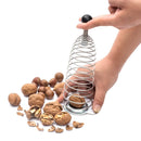 GobekUsa Kitchen Nut Shucker Tool Golden Bell Cover Stainless Steel Shell Breaker Smasher