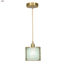 GobekUsa Glass Crystal LED Pendant Light - Adjustable Luxury Fixture for Kitchen, Foyer, Bathroom