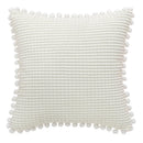 GobekUsa Houndstooth Cushion Cover 30x50cm Black and White Bow Waist Pillow Case