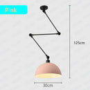 GobekUsa Adjustable Long Arm Pendant Light for Living Room Bedroom Dining Room