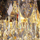 GobekUsa Crystal Chandelier Pendant Light for Living Room Bedroom Ceiling - Indoor Luxury Lighting