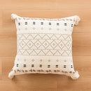 GobekUsa Geometric Embroidered Crocheted Throw Pillow Cover for a Stylish Sofa