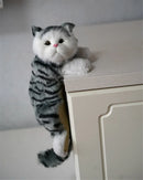 GobekUsa Hanging Cat Plush Doll Figurine Home Decoration Model