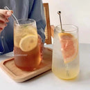GobekUsa Glass Coffee Cup Set 500ml - Retro Transparent Tea Drink Mug - Drinkware Collection
