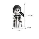 GobekUsa Cartoon Skeleton Gentleman Bat Halloween Statue Home Decor Figurine