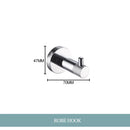 GobekUsa Bathroom Essentials Set: Towel Bar, Toilet Paper Holder, Bathrobe Hook, Soap Dish, Toilet Brush