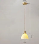 GobekUsa Blue Glass Pendant Lights for Bedroom Dinning Living Room