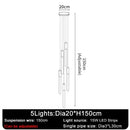 GobekUsa LED Chandelier: Modern Staircase & Kitchen Pendant Light for Home Decoration