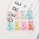 GobekUsa Kawaii Rabbit Resin Cabochon for Scrapbooking and DIY Crafts