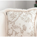GobekUsa Boho Leaf & Geometry Tufted Cushion Cover with Tassels: Modern, Soft Woven Decor