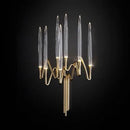 GobekUsa Crystal Branch Chandelier: Nordic LED Pendant Light for Home Décor & Wedding Lighting