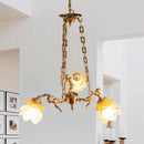 GobekUsa Brass Angel Chandelier: Luxury Burnishing Pendant Lights for Living Room