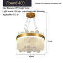 GobekUsa Crystal LED Chandelier: Modern Round Ceiling Lamp for Living Room, Bedroom & Hotel