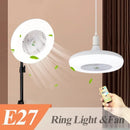 GobekUsa 2-in-1 Ceiling Fan with Remote Control, Silent Operation, E27 Lighting, Home Décor