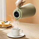 GobekUsa Insulation Kettle: Large Capacity Thermos Bottle with One-Key Temperature Display.